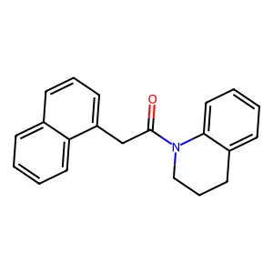 1-(1-naphthylacetyl)-1,2,3,4-tetrahydroquinoline structure