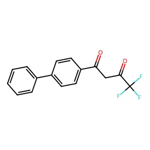 1-[1,1'-Biphenyl]-4-yl-4,4,4-trifluoro-1,3-butanedione structure
