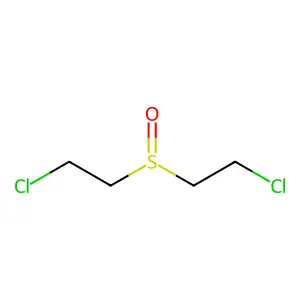 Bis(2-chloroethyl) sulfoxide structure