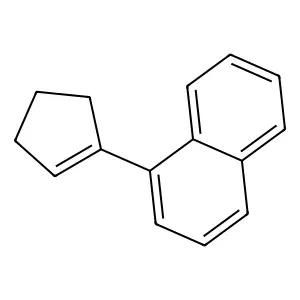 1-(1-Cyclopenten-1-yl)naphthalene structure