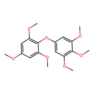 1,2,3-trimethoxy-5-(2,4,6-trimethoxyphenoxy)benzene structure