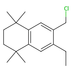 1,1,4,4-Tetramethyl-6-ethyl-7-chloromethyltetralin structure