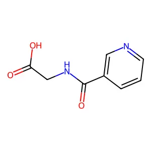 Nicotinuric acid structure