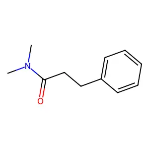 N,N-dimethyl-3-phenylpropanamide structure