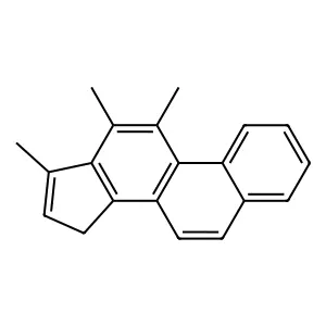 11,12,17-Trimethyl-15H-cyclopenta(a)phenanthrene structure