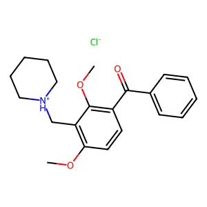 Compound C21H26ClNO3 structure