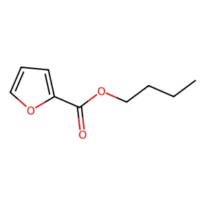 Butyl 2-furoate structure
