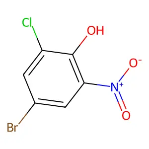 Compound C6H3BrClNO3 structure