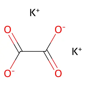 Potassium oxalate structure