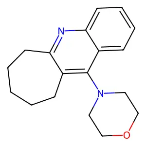 4-(4-Morpholinyl)-2,3-pentamethylenequinoline structure