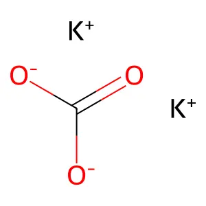 POTASSIUM CARBONATE structure