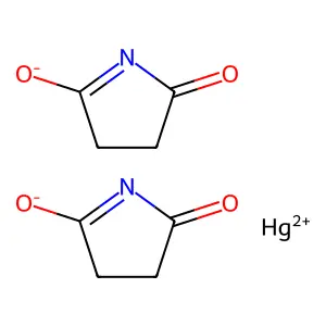 Disuccinimidomercury structure