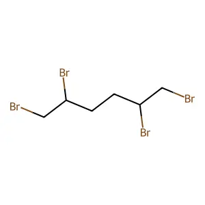 1,2,5,6-Tetrabromohexane structure