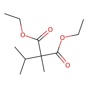 diethyl 2-methyl-2-propan-2-ylpropanedioate structure