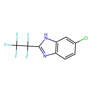 Compound C9H4ClF5N2 structure