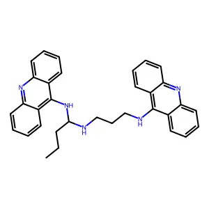 Spermidine diacridine structure
