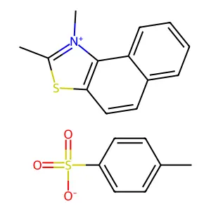 1,2-dimethylbenzo[e][1,3]benzothiazol-1-ium;4-methylbenzenesulfonate structure