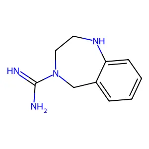 1,2,3,5-tetrahydro-4H-1,4-benzodiazepine-4-carboximidamide structure