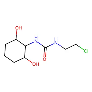 1-(2-chloroethyl)-3-(2,6-dihydroxycyclohexyl)urea structure