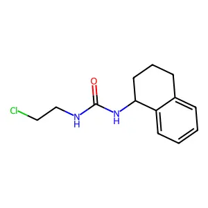 1-(2-chloroethyl)-3-(1,2,3,4-tetrahydronaphthalen-1-yl)urea structure