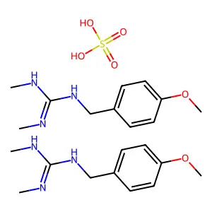 MEOBENTINE SULFATE structure
