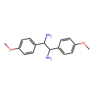 1,2-Bis(4-methoxyphenyl)ethane-1,2-diamine structure
