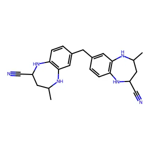 Compound C23H26N6 structure