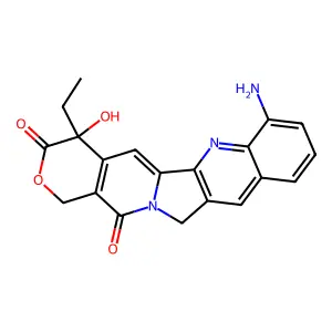 12-Amino-20(S)-camptohecin structure
