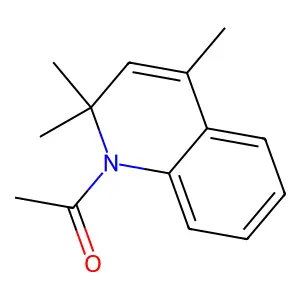 1-(2,2,4-trimethylquinolin-1-yl)ethanone structure