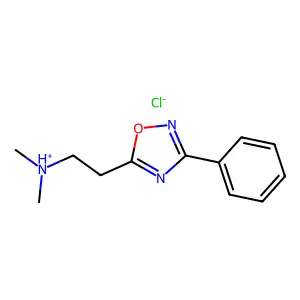 dimethyl-[2-(3-phenyl-1,2,4-oxadiazol-5-yl)ethyl]azanium chloride structure