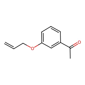 1-[3-(allyloxy)phenyl]ethanone structure
