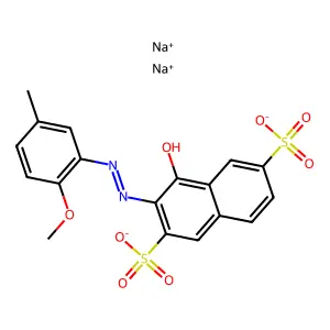 Compound C18H14N2Na2O8S2 structure