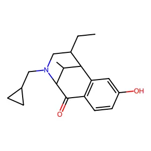 10-(cyclopropylmethyl)-12-ethyl-4-hydroxy-13-methyl-10-azatricyclo[7.3.1.02,7]trideca-2(7),3,5-trien-8-one structure