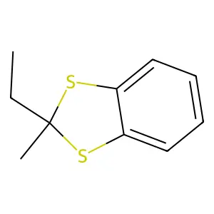 1,3-Benzodithiole, 2-ethyl-2-methyl- structure