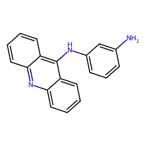 ACRIDINE, 9-(m-AMINOANILINO)- structure