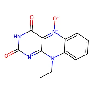 10-ethyl-5-oxidobenzo[g]pteridin-5-ium-2,4-dione structure