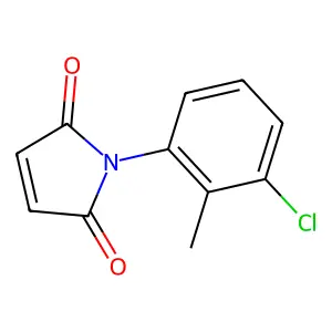1-(3-chloro-2-methylphenyl)-2,5-dihydro-1H-pyrrole-2,5-dione structure