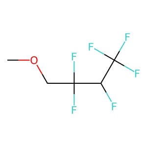1,1,1,2,3,3-Hexafluoro-4-methoxybutane structure