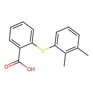 o-((2,3-Xylyl)thio)benzoic acid structure
