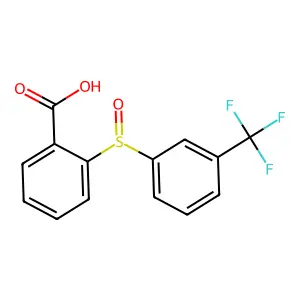 Compound C14H9F3O3S structure