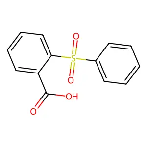 Compound C13H10O4S structure