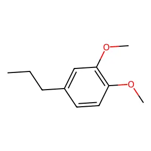 1,2-Dimethoxy-4-propylbenzene structure
