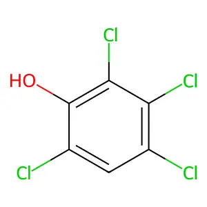 Compound C6H2Cl4O structure