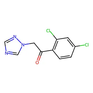 1-(2,4-dichlorophenyl)-2-(1,2,4-triazol-1-yl)ethanone structure