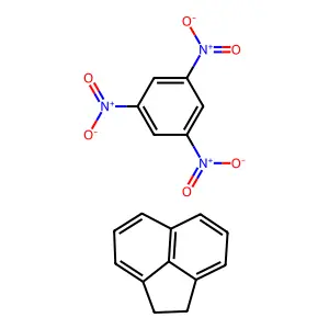 1,2-dihydroacenaphthylene;1,3,5-trinitrobenzene structure