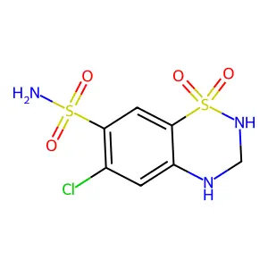 hydrochlorothiazide structure