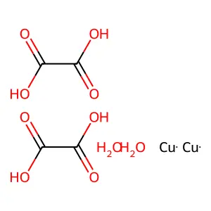 copperoxalic aciddihydrate structure