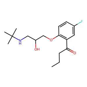 Butofilolol structure