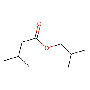 ISOBUTYL ISOVALERATE structure
