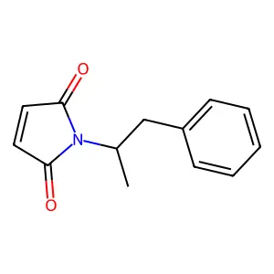 1-(1-phenylpropan-2-yl)-1H-pyrrole-2,5-dione structure